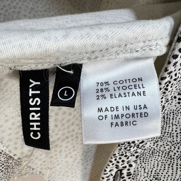 GRLFRND Christy Jacket Stretch Denim Crop Top Animal Attraction White Black - Picture 5 of 11